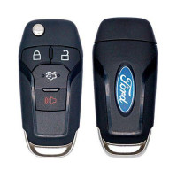 Выкидной ключ FORD Focus, Mondeo, Galaxy, C-max, Fiesta | 2006-2012 | с чипом | ОРИГИНАЛ